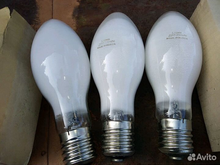 Лампы дрл 250 Вт; лб 40 Вт