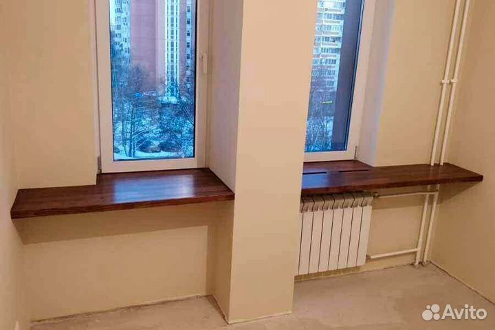 Деревянные подоконники на заказ