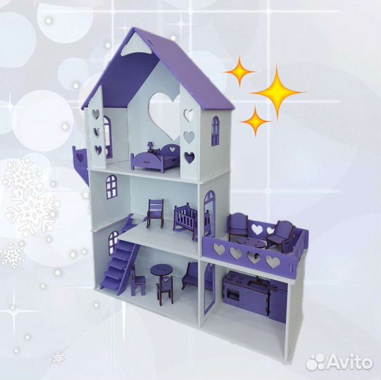 Кукольный домик новый