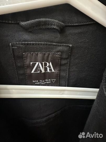 Джинсовая куртка мужская zara