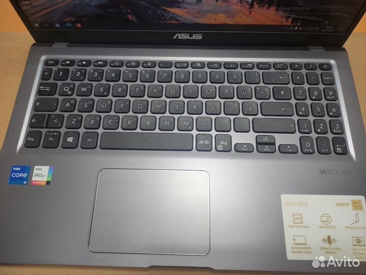 Ноутбуки asus X515 bq750 i5-1135g 8/256гб