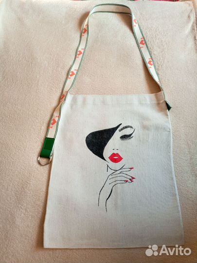 Cумка ручная роспись,shopper