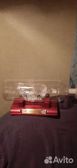 Корабль в бутылке Santa Maria