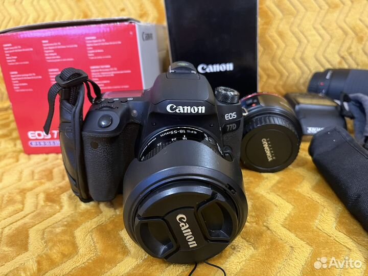 Canon77d комплект
