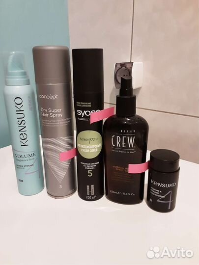 Косметика для волос пакетом б/у