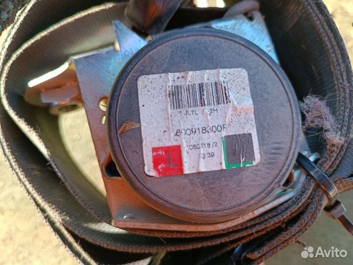 Ремень безопасности водителя Форд фиеста 2008 г