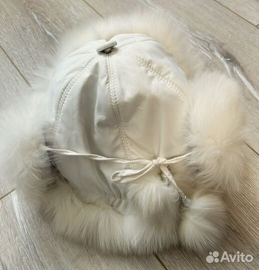 Шапка ушанка натуральный мех женская