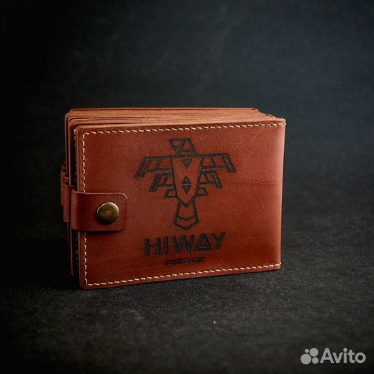 Кожаная обложка для автодокументов