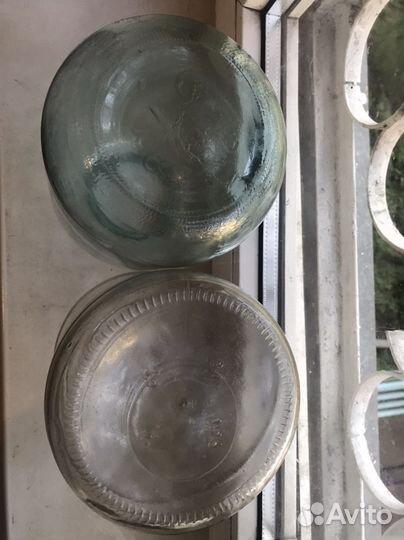 Банки стеклянные разые