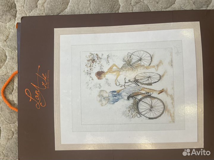 Вышивка крестом остатки набора Lanarte