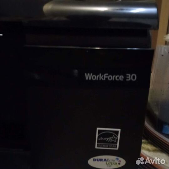 Принтер Epson WF30 с обнуляемыми картриджами снпч