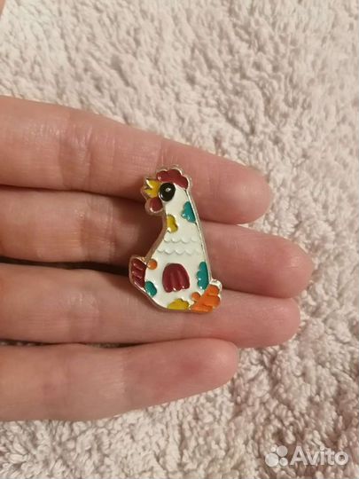 Значок детский Брошка детская Эмаль СССР