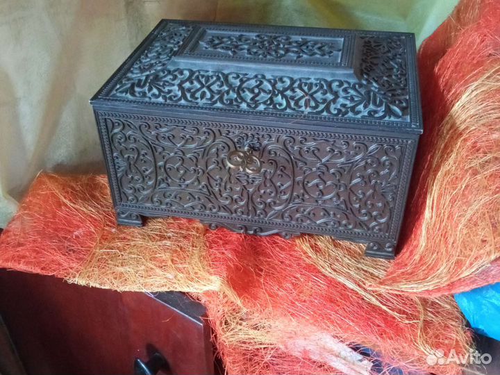 Шкатулка ларец СССР металл