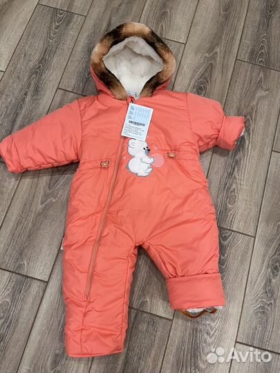 Зимний комбинезон 80 86 для девочки