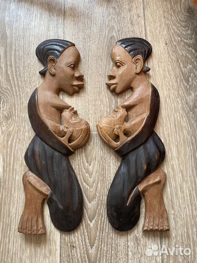 Африканские маски из дерева