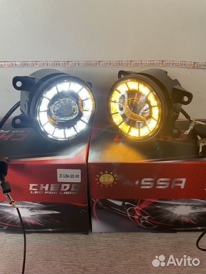 Led противотуманные фары на Ford Focus 120W