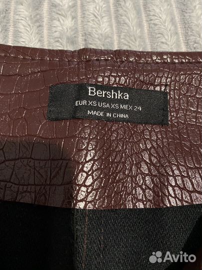 Кожаная юбка