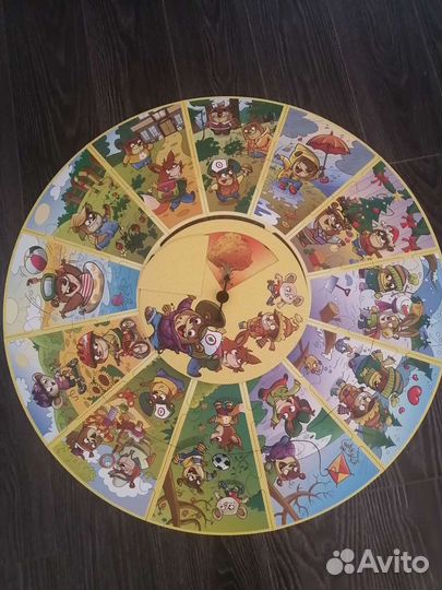 Пазлы 24 элемента. Календарь. Марка Trefl