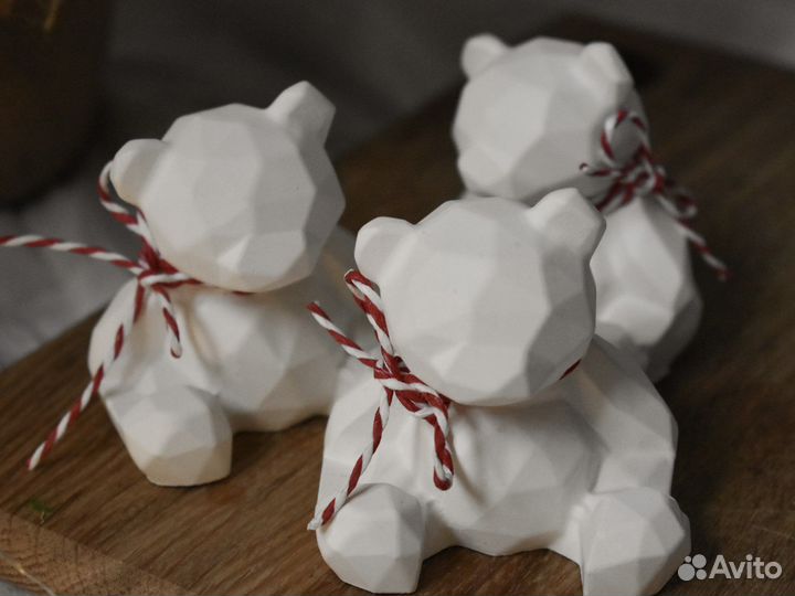 Гипсовые статуэтки медведи