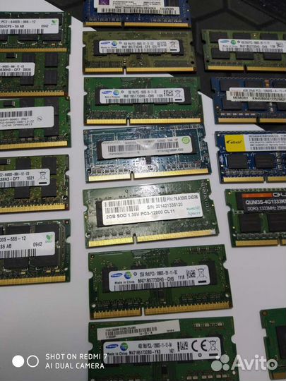 Оперативная память DDR 2/3/4/8 для ноутбука