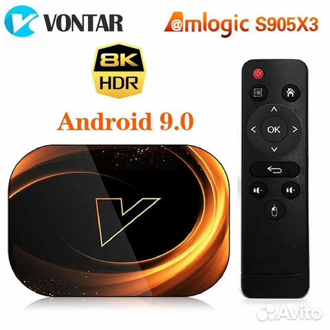 Vontar X3 4/32 TV приставка прошита атв, настроена