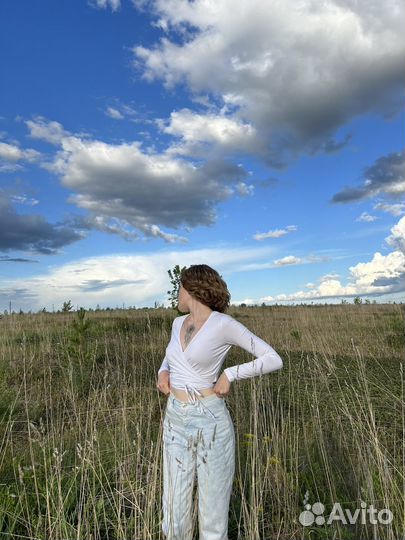 Лонгслив на завязках