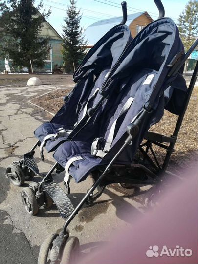 Коляска для двойни прогулочная