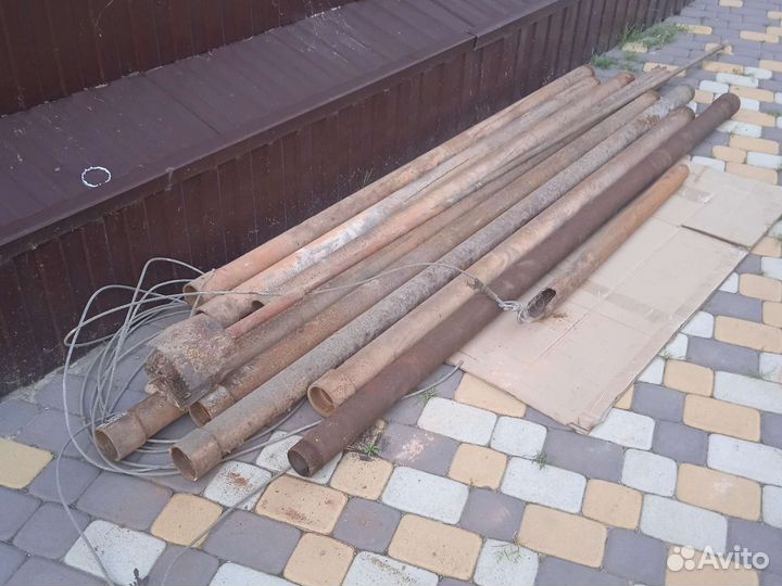 Трубы обсадные, желонка, бур