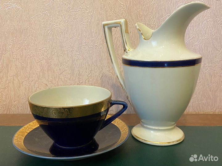 Молочник Европа, чайная пара лфз