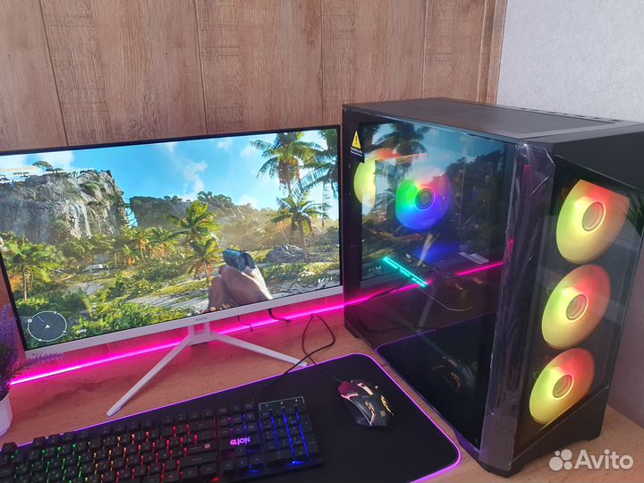 Новый Игровой пк i5 12400f/DDR4 16gb/Gtx 1070 8g
