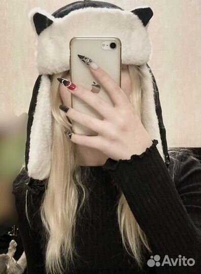 Шапка с ушками