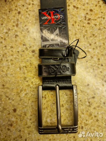 Новый кожаный ремень Calvin Klein