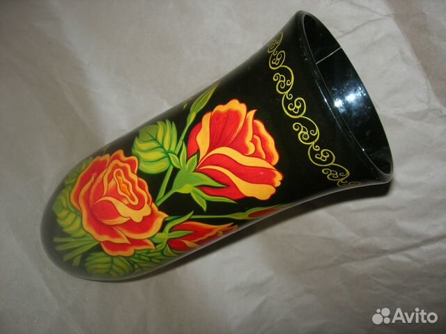 Деревянная ваза урна пепельница кашпо горшок ведро