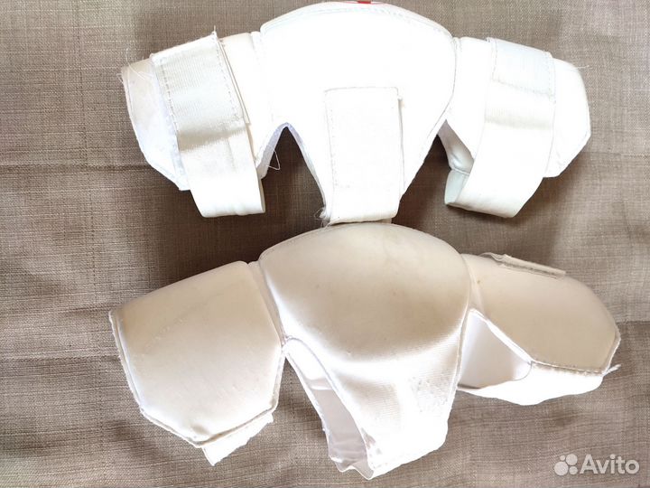 Защита для карате шлем наколенники ракушка