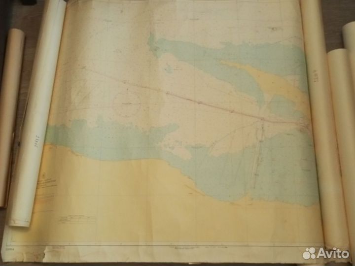 Водные карты,спб финский залив 15 штук