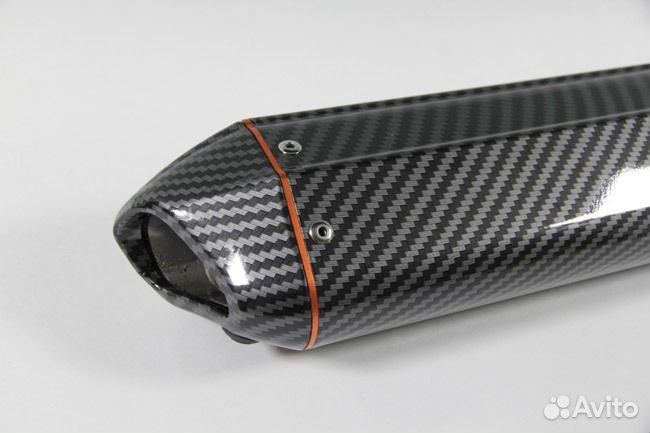 Глушитель универсальный под карбон, R-46