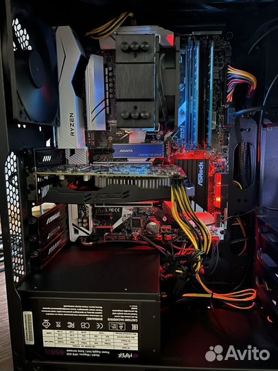 Игровой пк ryzen 5 2600/GTX 1060/16gb