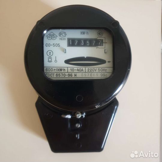 Счётчик СССР с пломбами. Декор