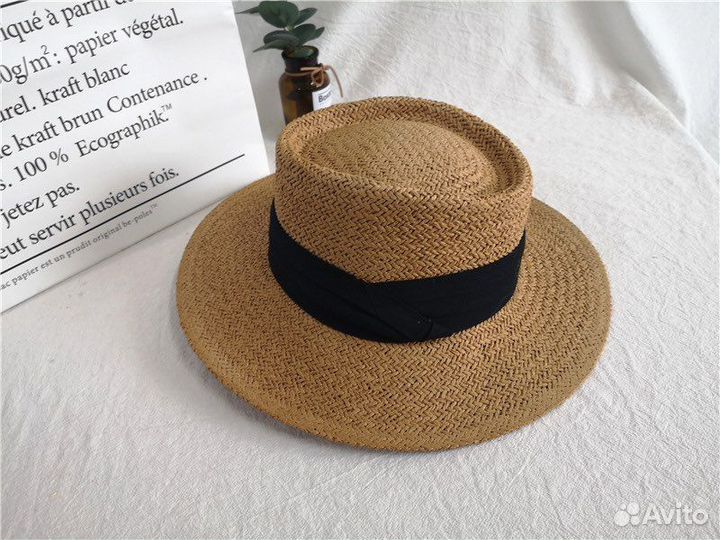 Шляпа соломенная
