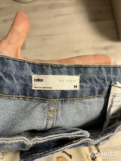 Джинсы женские широкие