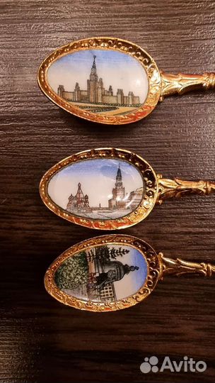 Ложки сувенирные Москва СССР