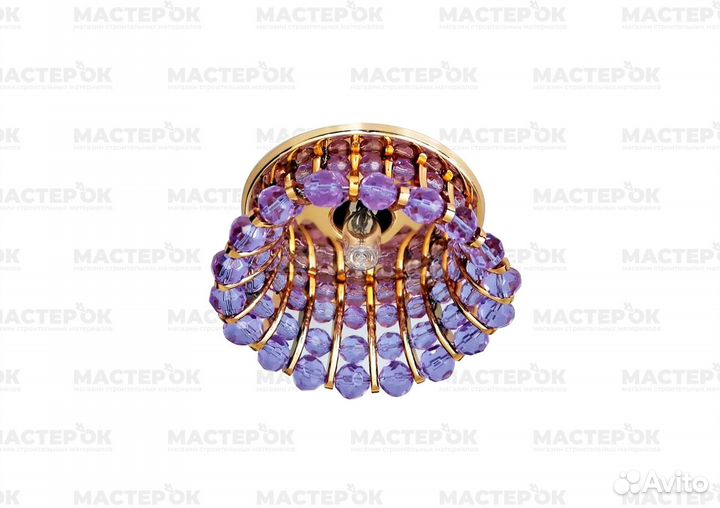 Точечный светильник сиреневое золото