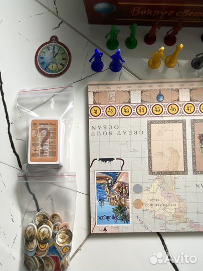 Игра настольная Вокруг света за 80 дней