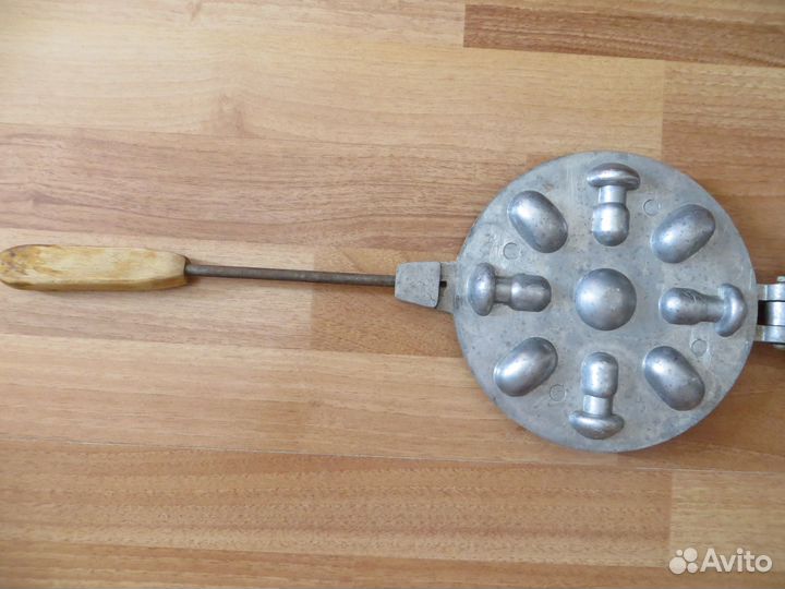 Форма для выпечки СССР орешки грибочки