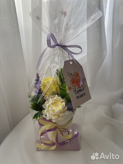 Букет из мыла