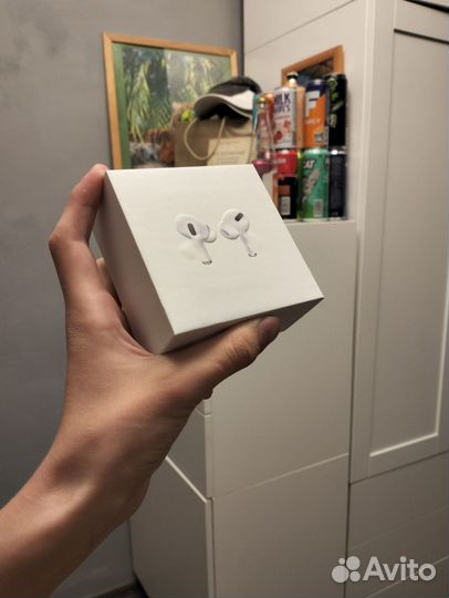 Airpods Pro с шумоподавлением + чехол