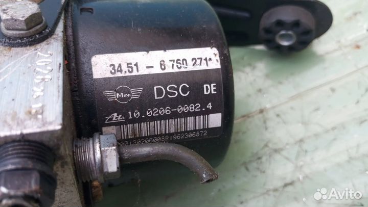 Блок абс, 0206008219623 Mini One - Cooper R50 - 53 2001-2006 года