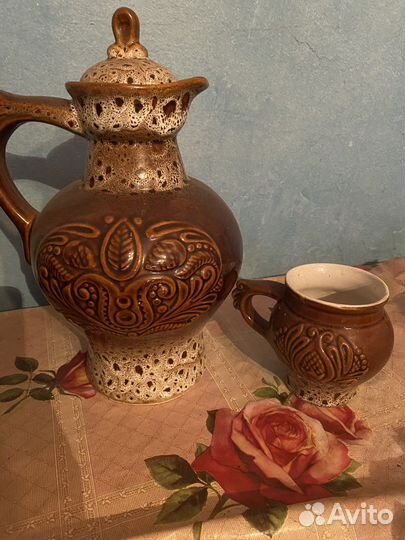 Керамика СССР (кувшин и кружка)