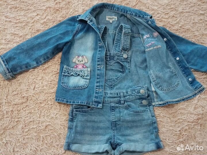 Джинсовка И комбинезон/ для модницы