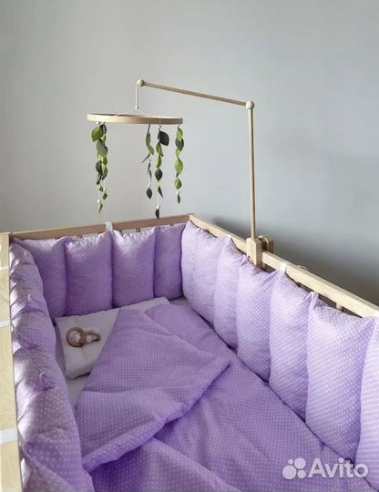 Бортики в детскую кроватку